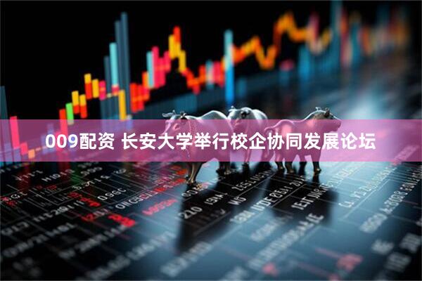 009配资 长安大学举行校企协同发展论坛